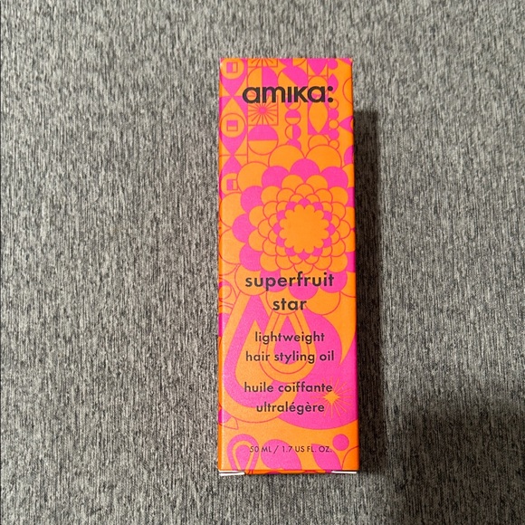 Amika Superfruit Star Hair Oil in Pink and Orange - Picture 1 of 4